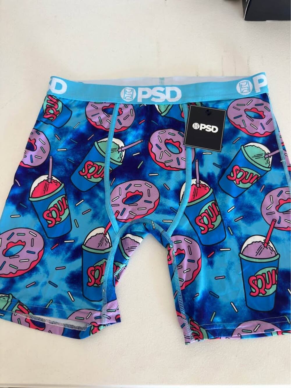PSD The Simpsons Slushie Time Boxer Briefs Size Large